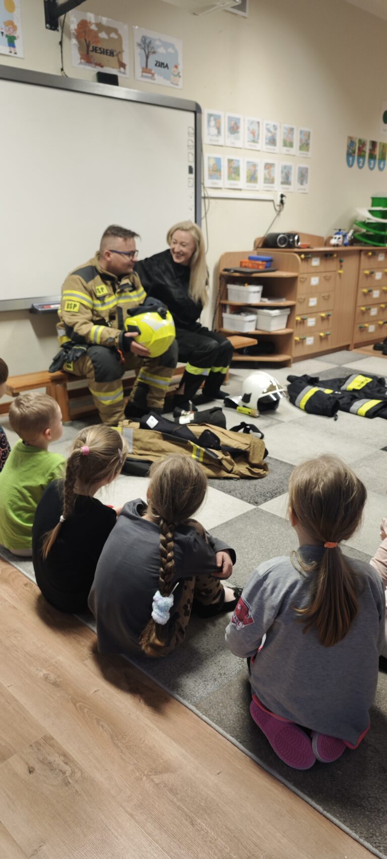 W&nbsp;świecie strażaków – spotkanie z&nbsp;rodzicami Szymona